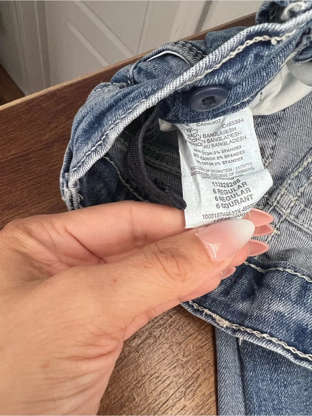Wrangler Girls’ Jeans – Size 6 Regular